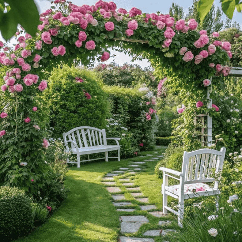 🌹 Mixed-color Climbing Rose—Year-Round Blooming (UK Imported)