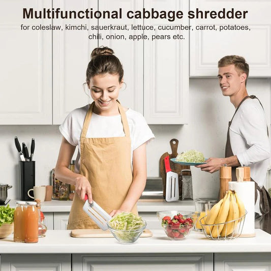 Effortless Cabbage Shredder: Stainless Steel Design 🥬