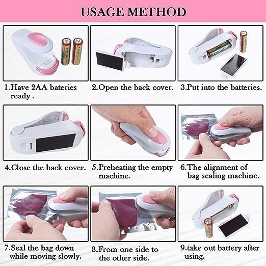 ✨ Portable Mini Sealer ✨ | Air-Tight & Leak-Proof! ✅