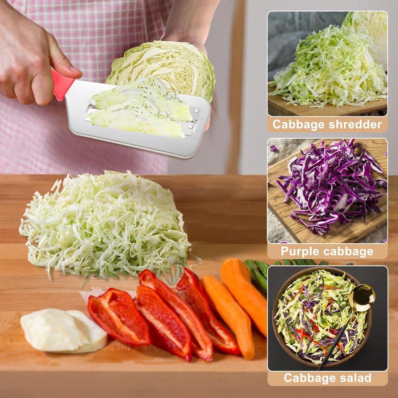 Effortless Cabbage Shredder: Stainless Steel Design 🥬