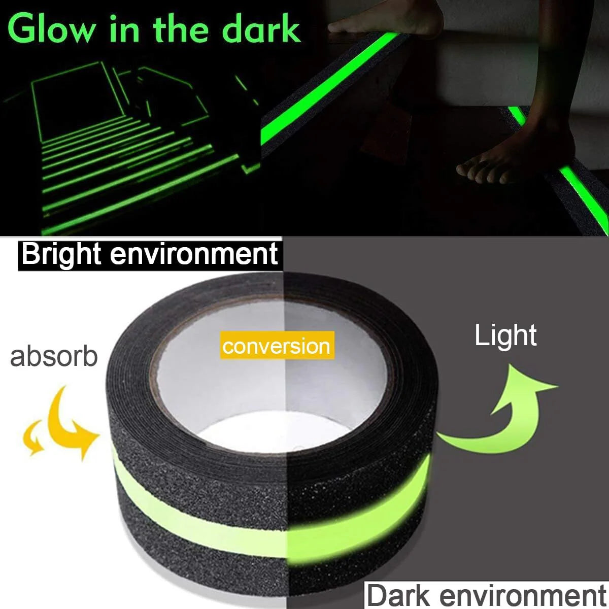 ✨ Anti-Slip Tape for Stairs | Non-Skid Waterproof Grip (5m x 5cm) | Buy 1 Get 1 Free! 🛡️