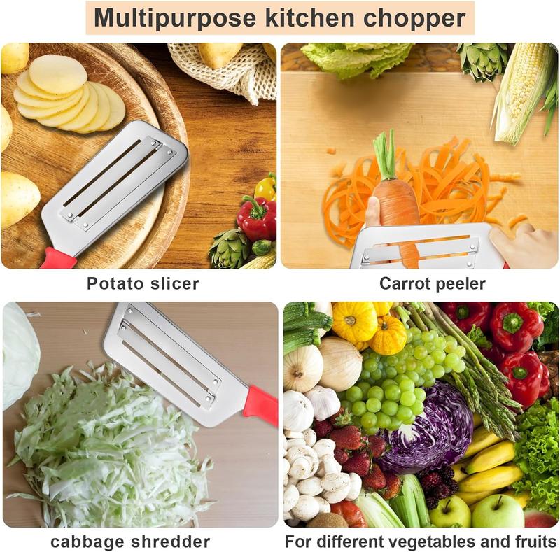 Effortless Cabbage Shredder: Stainless Steel Design 🥬