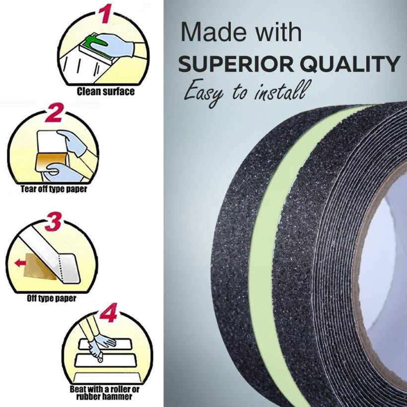 ✨ Anti-Slip Tape for Stairs | Non-Skid Waterproof Grip (5m x 5cm) | Buy 1 Get 1 Free! 🛡️
