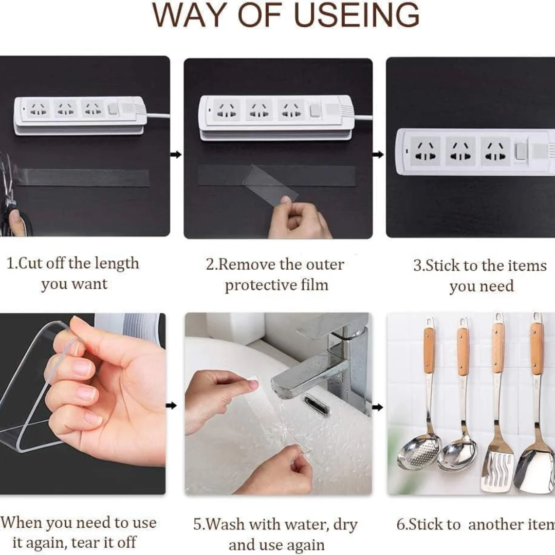 š„ Double-Sided Nano Magic Tape ā Buy 1 Get 1 FREE! ā”