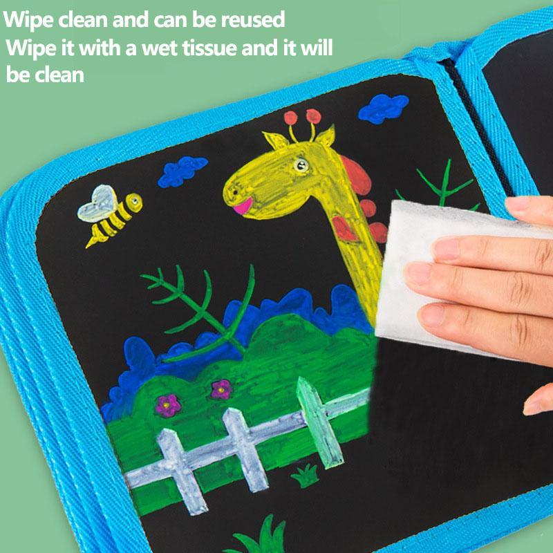 ✨ Magic Doodle Book for Kids – Reusable & Mess-Free! (FREE Markers)