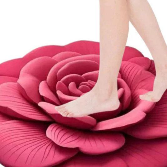 Luxury 3D Rose Flower Shape Floor Mat (Buy 1 Get 1 Free) ✨❤️🌸