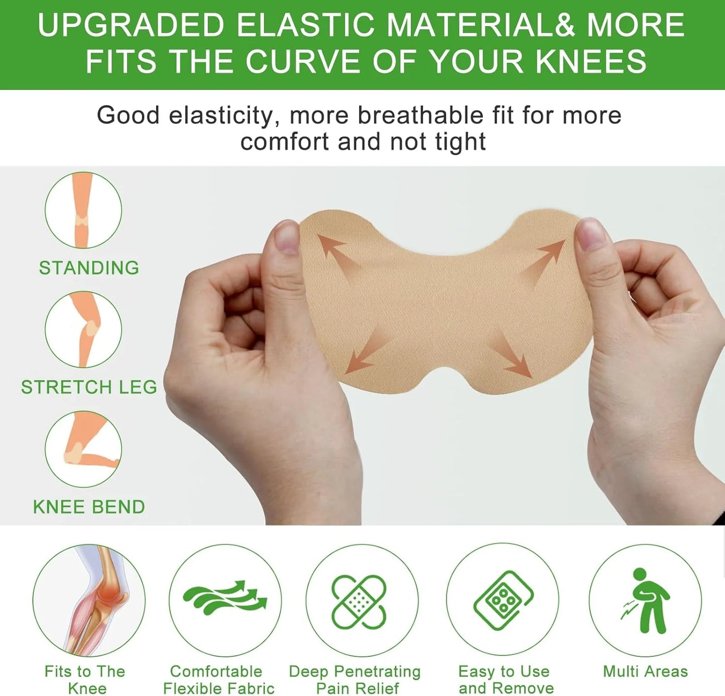 🌿 RelaxaKnee™ – Natural Pain Relief Patches
