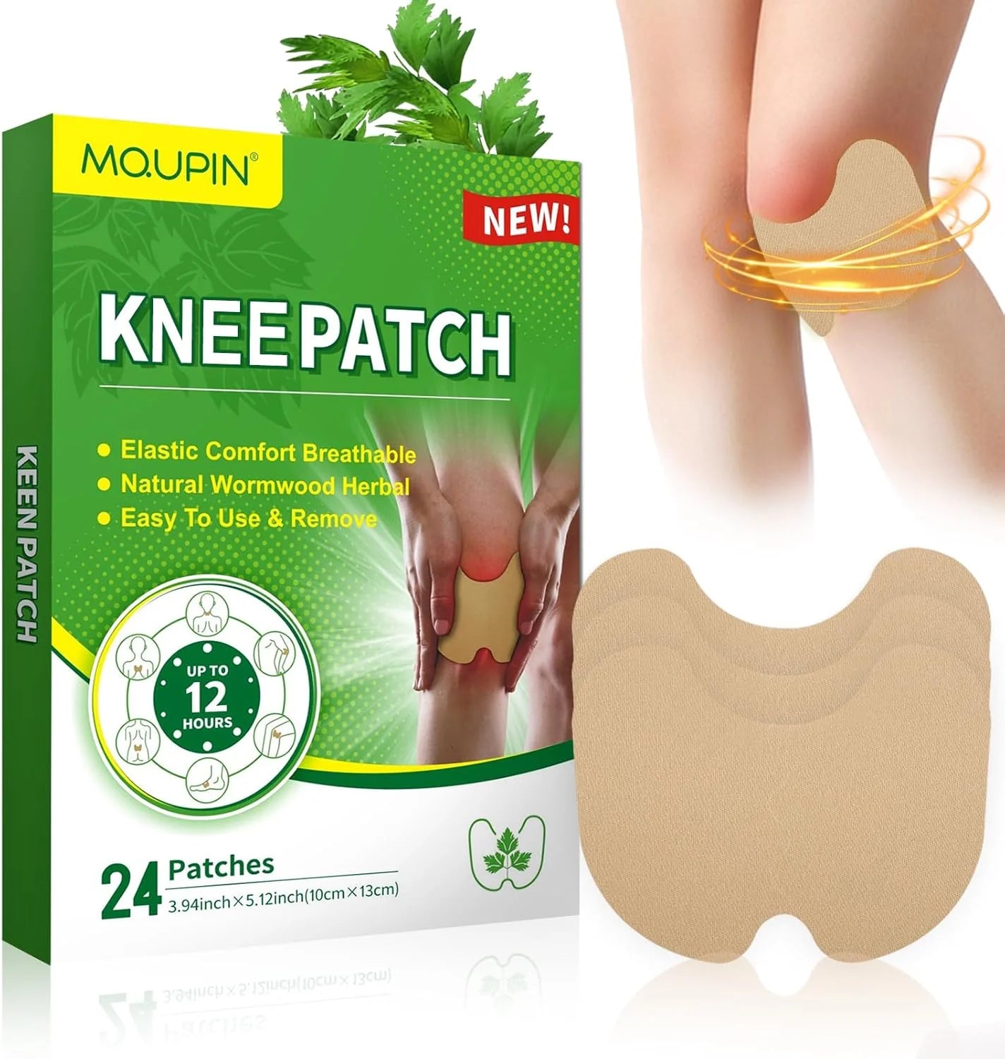 🌿 RelaxaKnee™ – Natural Pain Relief Patches